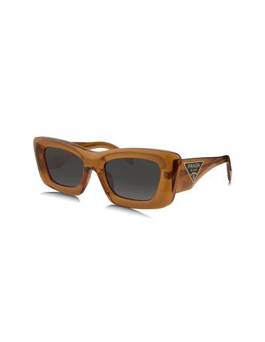 Prada SPR 13ZS 10N-5S0 Square Fashion Orange Black