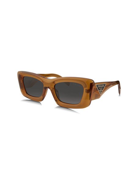Prada SPR 13ZS 10N-5S0 Square Fashion Orange Black