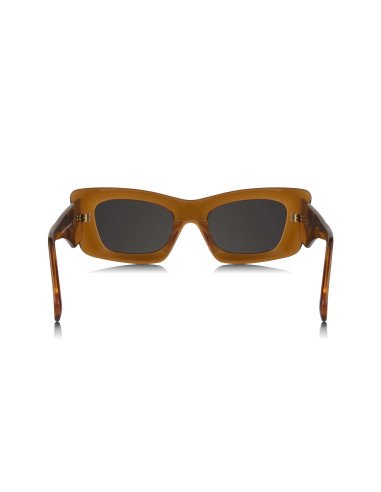 Prada SPR 13ZS 10N-5S0 Square Fashion Orange Black