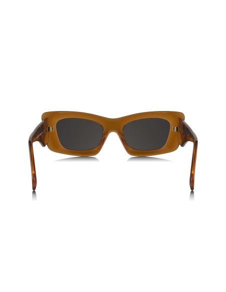 Prada SPR 13ZS 10N-5S0 Square Fashion Orange Black