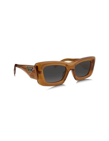 Prada SPR 13ZS 10N-5S0 Square Fashion Orange Black