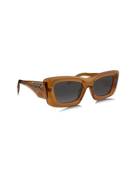Prada SPR 13ZS 10N-5S0 Square Fashion Orange Black