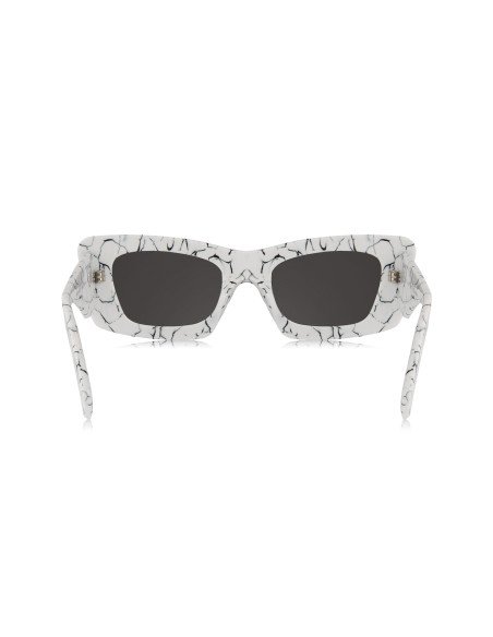 Prada SPR 13ZS 17D-5S0 Square Fashion White Marble