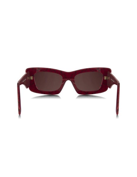 Prada SPR 13ZS 15D-08S Square Fashion Red Marble