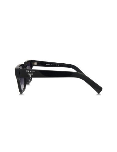 Prada SPR 03ZS 1AB-06T Square Shape Black silver