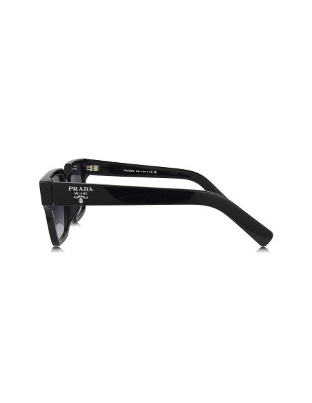 Prada SPR 03ZS 1AB-06T Square Shape Black silver