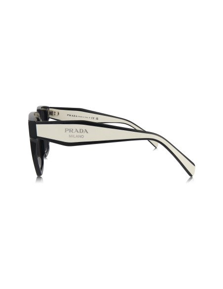 Prada SPR 24Z 1AB-5S0 Square Shape Black White