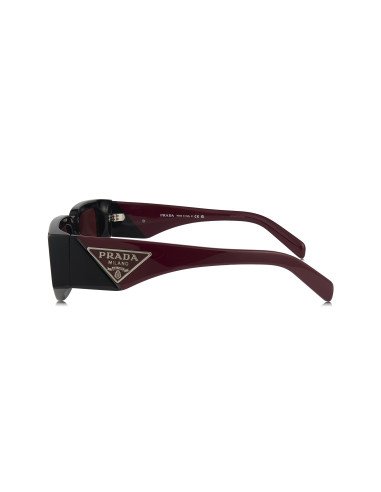 Prada SPR 09ZS 11F-08S Square Shape Red Black