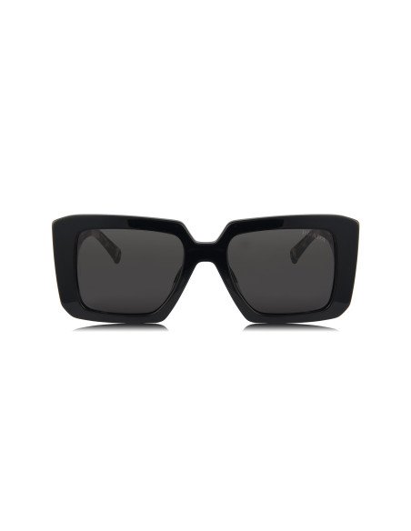 Prada SPR 23YS 1AB-5S0 Square Shape Dark Brown