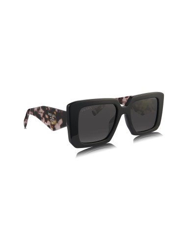 Prada SPR 23YS 1AB-5S0 Square Shape Dark Brown