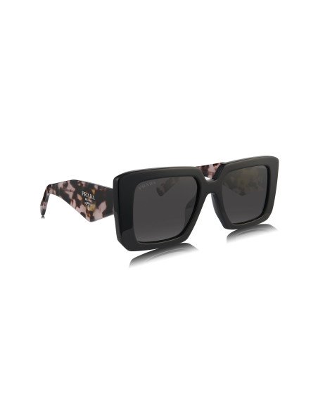 Prada SPR 23YS 1AB-5S0 Square Shape Dark Brown