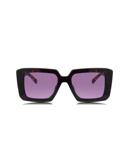 Prada SPR 23YS 2AU-05Q Square Shape Brown Havana Violet