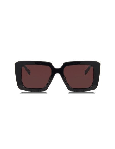 Prada SPR 23YS 1AB-06Q Square Shape Black Red