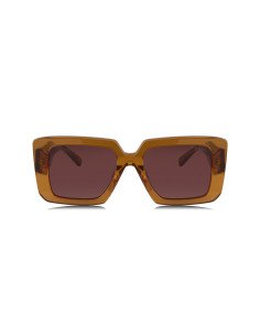 Prada SPR 23YS 17O-60B Square Shape Transparent Brown 2