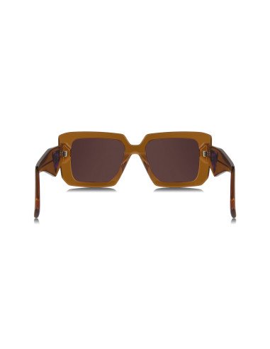 Prada SPR 23YS 17O-60B Square Shape Transparent Brown