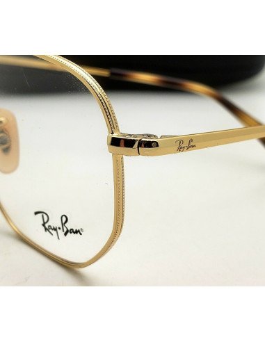 Ray Ban Oftalmico RB6448 2500 Hexagonal Optics Dorado Original | Su...