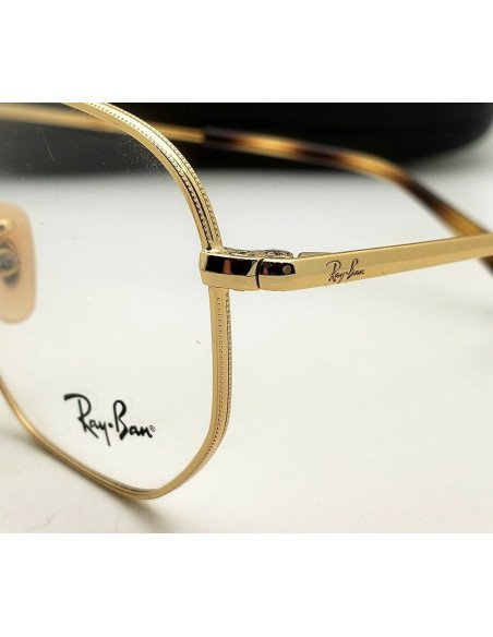 Ray Ban Oftalmico RB6448 2500 Hexagonal Optics Dorado Original | Su...