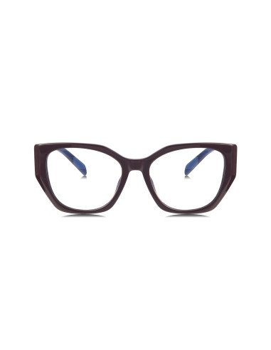 Prada SPR 18WV VIY-1O1 Oftalmico Square Shape Garnet