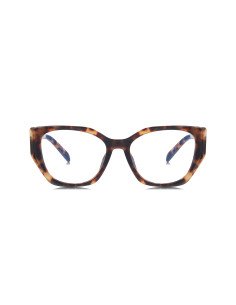 Prada SPR 18WV 07R-1O1 Oftalmico Square Shape Brown 2