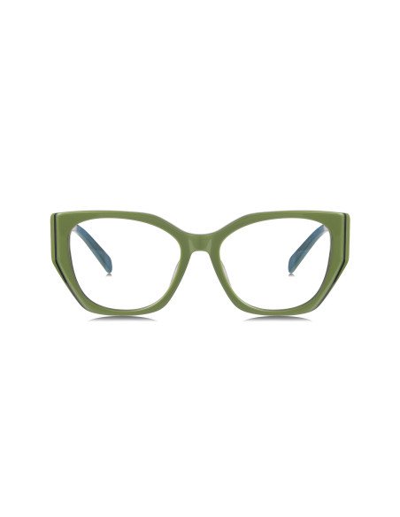 Prada SPR 18WV 13J-1O1 Oftalmico Square Shape Sage Green