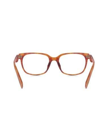 Prada SPR 17ZV 4BW-1O1 Oftalmico Square Shape Camel