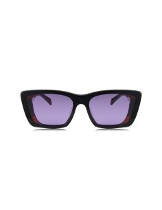 Prada SPR 08YS 04V-6O2 Oversized rectangular Black Violet 2