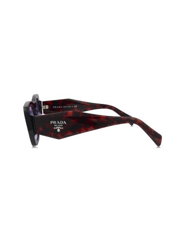 Prada SPR 08YS 04V-6O2 Oversized rectangular Black Violet
