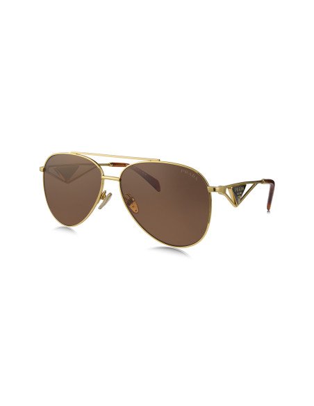 Prada SPR 73ZS 5AK-01T Piloto Gota Gold Brown