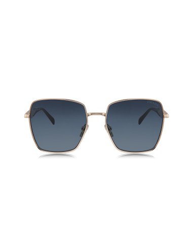 Prada SPR 64Z SVF-09T Square Shape Pink Gold Tortoise