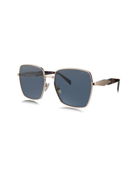 Prada SPR 64Z SVF-09T Square Shape Pink Gold Tortoise