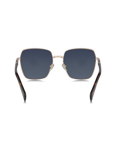 Prada SPR 64Z SVF-09T Square Shape Pink Gold Tortoise