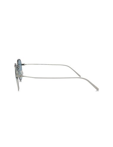 Prada SPR 53WS 05Q-051 Round Titanium Satin Blue