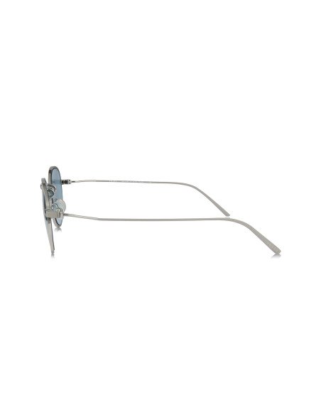 Prada SPR 53WS 05Q-051 Round Titanium Satin Blue