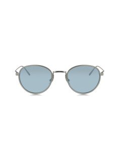 Prada SPR 53WS 05Q-051 Round Titanium Satin Blue 2