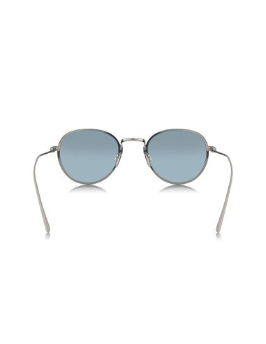 Prada SPR 53WS 05Q-051 Round Titanium Satin Blue