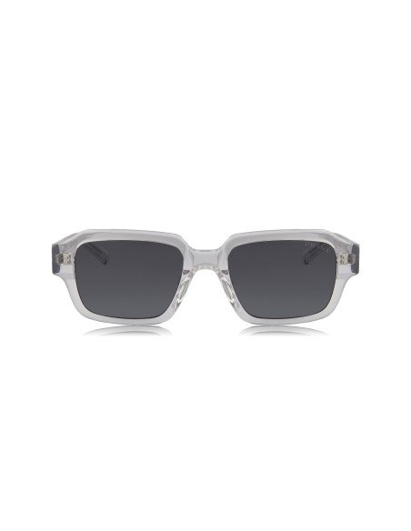 Prada SPR 02ZS U43-0A9 Square Shape Transparent Grey Blue