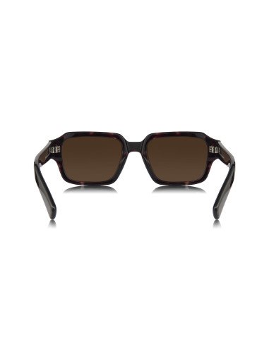 Prada SPR 02ZS 2AU-01D Square Shape Tortoise Polarized