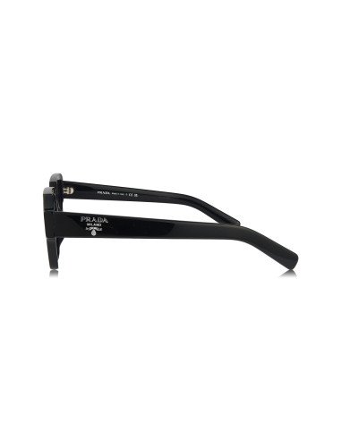 Prada SPR 02ZS 1AB-06T Square Shape Black Dark Grey