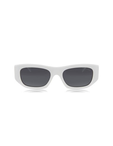 Prada SPR A01S 17K-08Z Square Shape White Gold