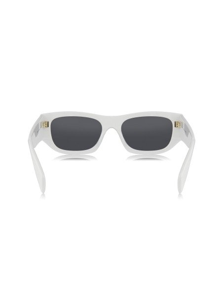 Prada SPR A01S 17K-08Z Square Shape White Gold