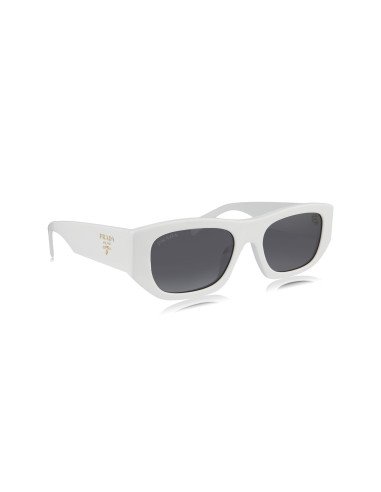 Prada SPR A01S 17K-08Z Square Shape White Gold