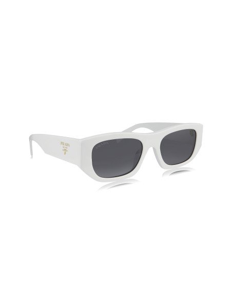 Prada SPR A01S 17K-08Z Square Shape White Gold