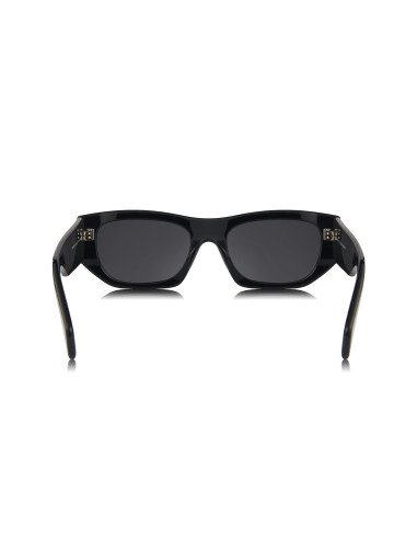 Prada SPR A01S 16K-08Z Square Shape Black Silver