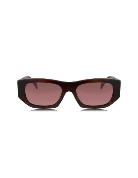Prada SPR A01S 13O-80B Square Shape Red Havana