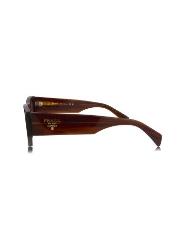 Prada SPR A01S 13O-80B Square Shape Red Havana