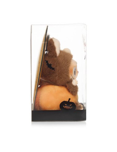Pop Mart Labubu Halloween Sitting Pumpkin Vinyl Plush Pendant