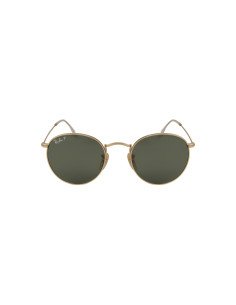 Ray Ban Rb3447 112/58 Round Metal G-15 Gold Polarized 2