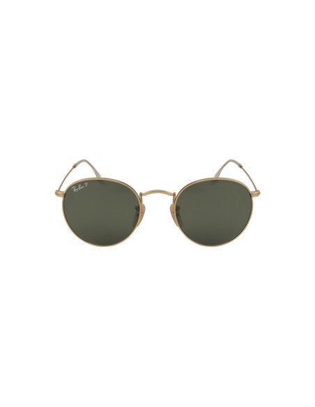 Ray Ban Rb3447 112/58 Round Metal G-15 Gold Polarized