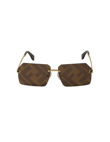 Fendi FE40043U 33G Sky Sunglasses Coffe Gold