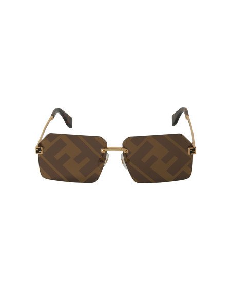 Fendi FE40043U 33G Sky Sunglasses Coffe Gold